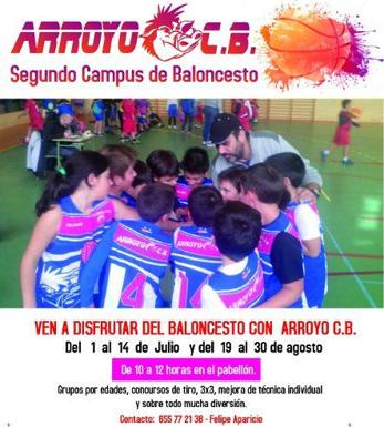 El Arroyo C.B. organiza su Segundo Campus de Baloncesto