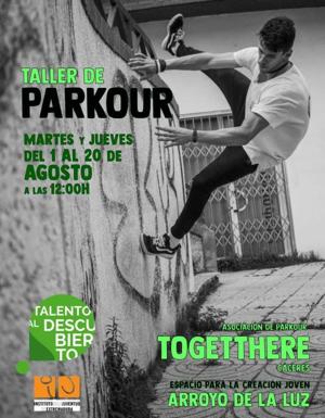 Iniciación al Parkour en el ECJ de Arroyo de la Luz