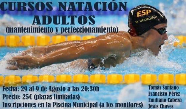 Cursos de natación para adultos