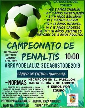 Inscripciones abiertas para el Campeonato de Penaltis