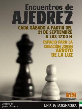 Encuentros de ajedrez en el ECJ de Arroyo de la Luz
