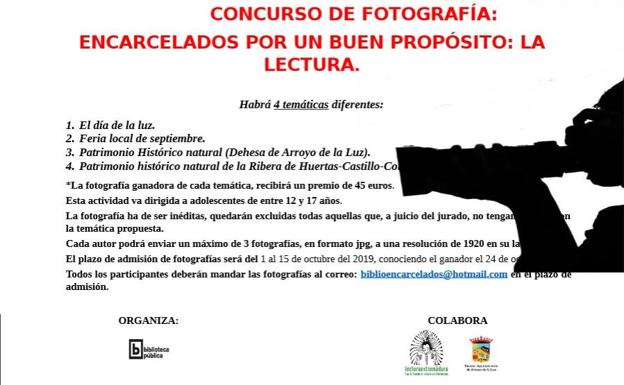 Último día para participar en el concurso fotográfico 'Encarcelados por una buena causa, la lectura'
