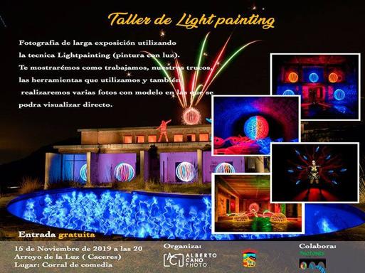 El Ayuntamiento organiza un taller de lightpainting en el Corral de Comedias