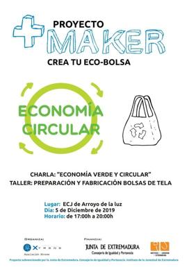 La asociación Extrene organiza un taller de impresión digital sobre tela en el ECJ de Arroyo de la Luz