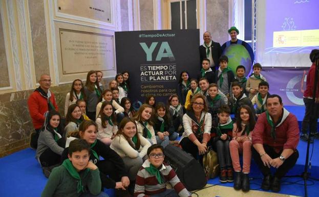 Un colegio cacereño en la cumbre del clima