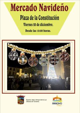La Plaza de la Constitución albergará un mercado navideño el próximo viernes