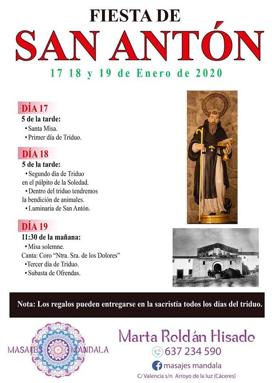 La fiesta de San Antón dará comienzo el próximo viernes