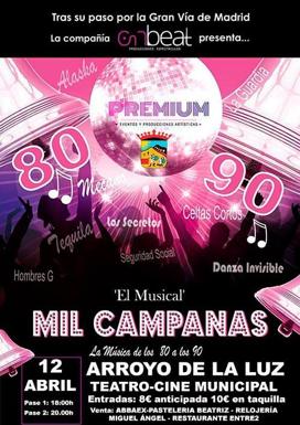 Llega a Arroyo de la Luz el musical 'Mil Campanas'