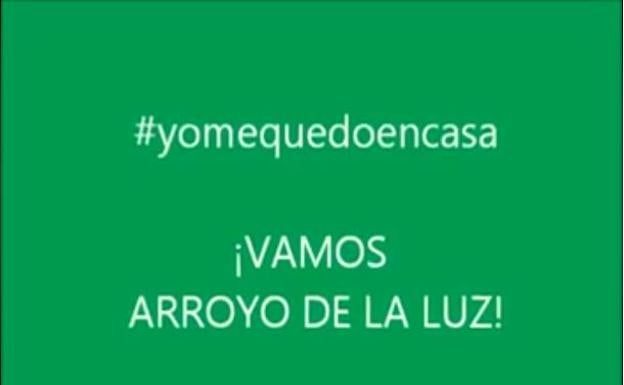 El club de voleibol comparte un vídeo con los vecinos con la iniciativa #Yomequedoencasa