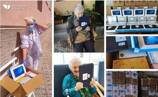 Los ayuntamientos reciben los Epis y las tablets adquiridas por la Diputación de Cáceres