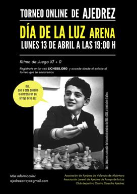 Torneo de AJEDREZ Online DÍA DE LA LUZ Arena