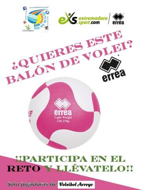 El club de voleibol de Arroyo de la Luz organiza un concurso de toques para las jugadoras