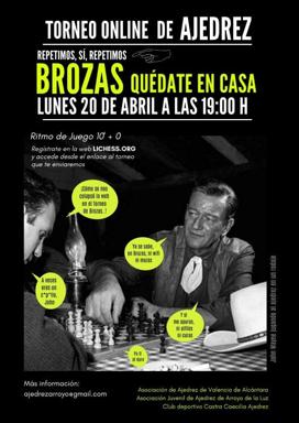 El lunes se celebrará un nuevo torneo de ajedrez online
