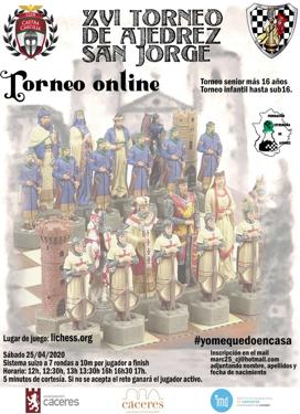 El ECJ de Arroyo de la Luz invita a participar en un nuevo torneo de ajedrez online
