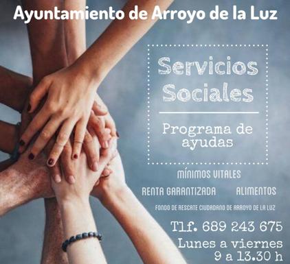 Arroyo de la Luz ofrece el 689 243 675 como 'Teléfono de Esperanza'