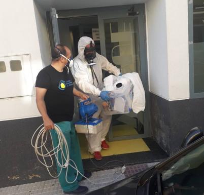 Comienza la desinfección de 24 bares y restaurantes de Arroyo de la Luz