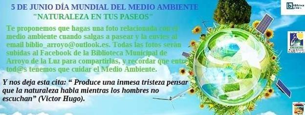 La biblioteca compartió ayer imágenes de naturaleza para celebrar el Día Mundial del Medio Ambiente