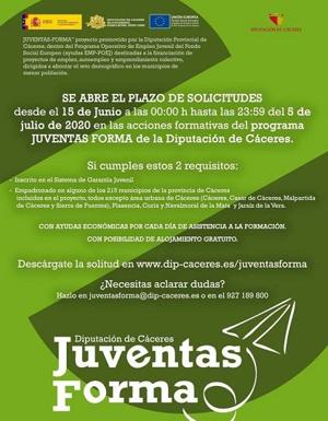 Arroyo de la Luz acogerá una de las acciones formativas de 'Juventas Forma'