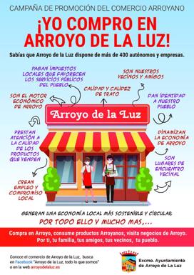 El Ayuntamiento de Arroyo de la Luz lanza la campaña 'Yo compro en Arroyo de la Luz'
