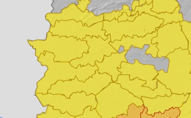 Toda la región en aviso amarillo por calor