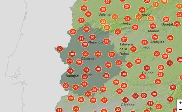 El descenso de temperaturas continúa en la región este miércoles