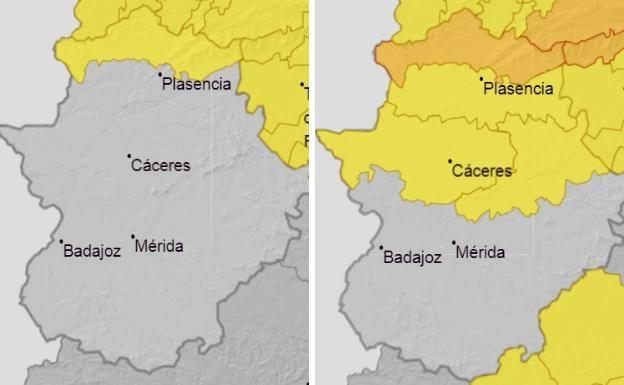 Las lluvias y las tormentas obligan a activar la alerta en varias zonas de la región este jueves y viernes