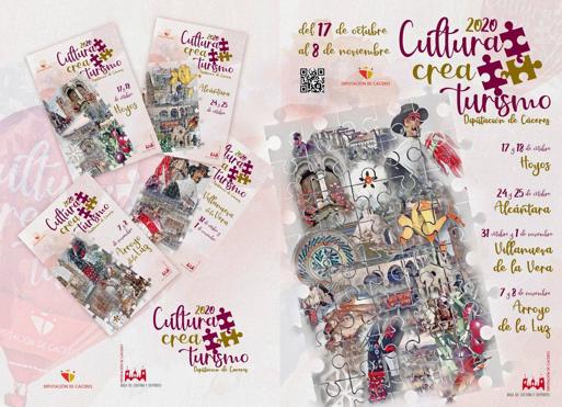 La Diputación de Cáceres aplaza el programa 'Cultura Crea Turismo' por la situación sanitaria