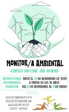 El ECJ informa de un curso de monitor ambiental