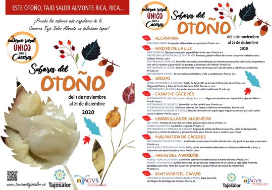 5 establecimientos de Arroyo de la Luz ofrecen los 'Sabores del Otoño'