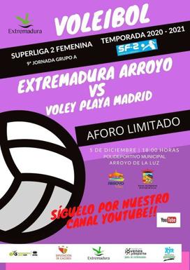 El Extremadura Arroyo jugará el próximo partido con público, con invitación