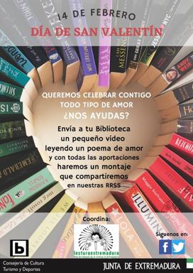La biblioteca arroyana se une al proyecto Bibliotecas Vivas celebrando San Valentín