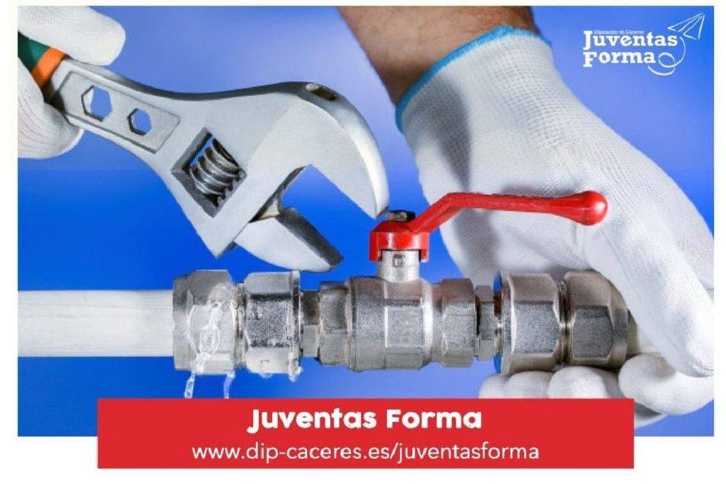 Últimas plazas para el curso de fontanería de Juventas-Forma