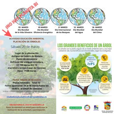 El próximo sábado se llevará a cabo una plantación de árboles en el antiguo vertedero de Molano