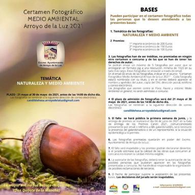 El 30 de mayo finaliza el plazo para participar en el Certamen Fotográfico Medio Ambiental de Arroyo de la Luz