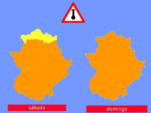 Toda Extremadura en alerta naranja por altas temperaturas