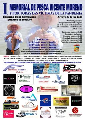 I Memorial de Pesca Vicente Moreno y por todas las víctimas de la Pandemia