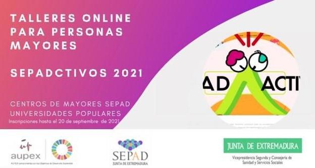SEPADACTIVOS ofrece 14 talleres online