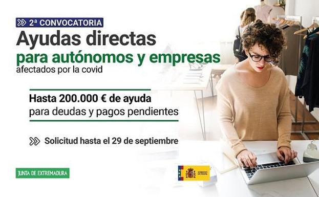 Nueva convocatoria de Ayudas Directas a Autónomos y Empresas afectadas por la Covid