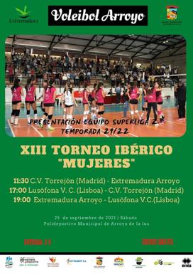 El club de voleibol Arroyo celebra el XIII Torneo Ibérico 'Mujeres'