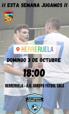 El A.D. Arroyo Fútbol Sala se desplazará a Herreruela el próximo domingo