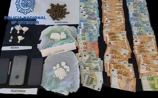 Detenidos dos hombres y desarticulados dos puntos de venta de droga en Arroyo de la Luz y Malpartida de Cáceres