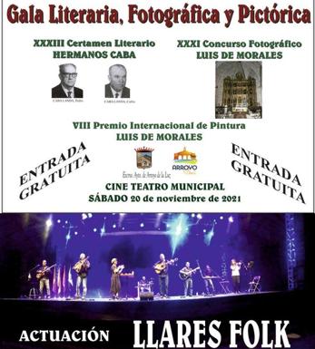 El 20 de noviembre se celebrará la gala de los certámenes culturales internacionales de Arroyo de la Luz