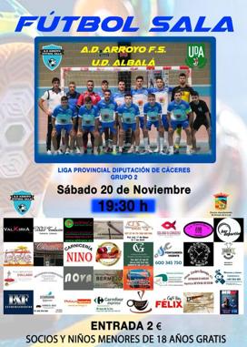 El Arroyo FS recibe en casa al UD Albalá