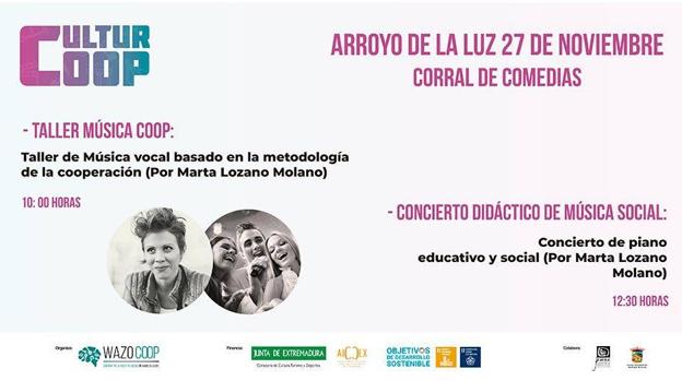 El Corral de Comedia acoge un Taller de Música Vocal y un Concierto Didáctico de Música Social