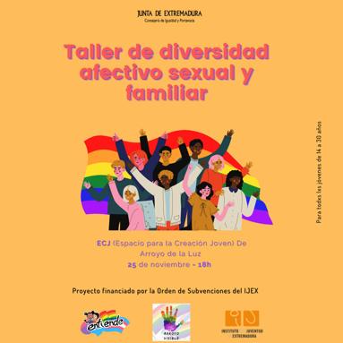 El ECJ de Arroyo de la Luz acoge un Taller de Diversidad Afectivo Sexual y Familiar