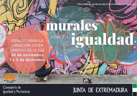 El ECJ de Arroyo de la Luz será uno de los espacios que acogerán el proyecto 'Murales por la igualdad'
