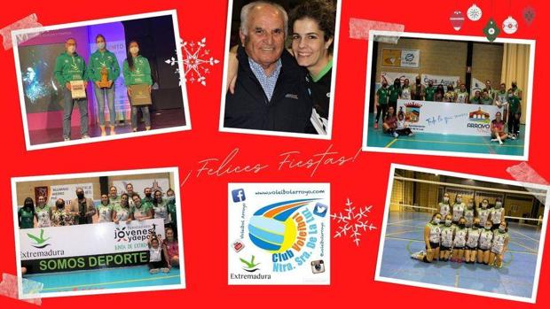 El voleibol arroyano disfruta sus vacaciones de Navidad
