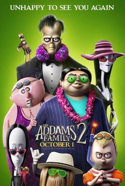 El cine arroyano dará la bienvenida al nuevo año con 'La familia Addams 2'