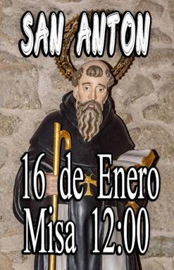 San Antón se celebrará sin subasta ni bendición de los animales