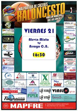 Tarde de baloncesto entre Arroyo y Malpartida